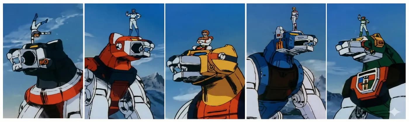 All Five Lion Pilots